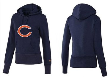 Women Chicago Bears Logo Pullover Hoodie-- (9) Women Chicago Bears Logo Pullover Hoodie-- (9)