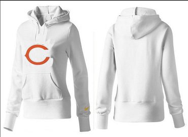 Women Chicago Bears Logo Pullover Hoodie