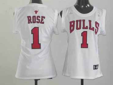 Women Chicago Bulls 1 rose White Revolution 30 Swingman Jerseys Women Chicago Bulls 1 rose White Revolution 30 Swingman Jerseys