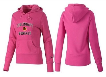 Women Cincinnati Bengals Logo Pullover Hoodie-- (17) Women Cincinnati Bengals Logo Pullover Hoodie-- (17)