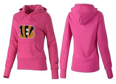 Women Cincinnati Bengals Logo Pullover Hoodie-- (7) Women Cincinnati Bengals Logo Pullover Hoodie-- (7)