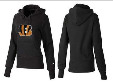 Women Cincinnati Bengals Logo Pullover Hoodie-- (8) Women Cincinnati Bengals Logo Pullover Hoodie-- (8)