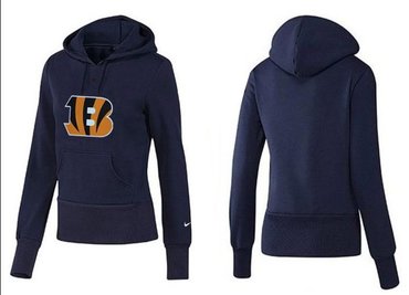 Women Cincinnati Bengals Logo Pullover Hoodie-- (9) Women Cincinnati Bengals Logo Pullover Hoodie-- (9)