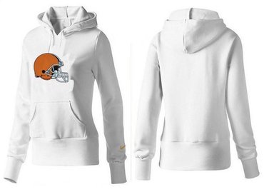 Women Cleveland Browns Logo Pullover Hoodie