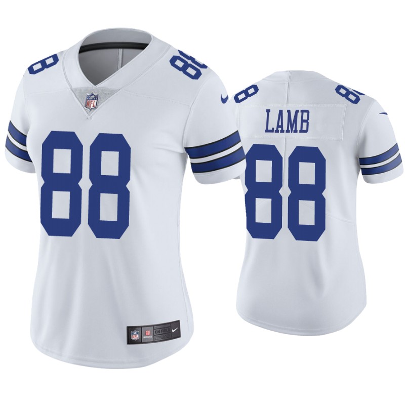 Women Cowboys #88 CeeDee Lamb white Team Color NFL Vapor Untouchable Limited Jersey Women Cowboys #88 CeeDee Lamb white Team Color NFL Vapor Untouchable Limited Jersey