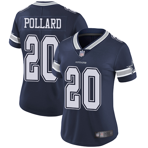 Women Dallas Cowboys #20 Tony Pollard Navy Blue Vapor Untouchable Limited Jersey Women Dallas Cowboys #20 Tony Pollard Navy Blue Vapor Untouchable Limited Jersey