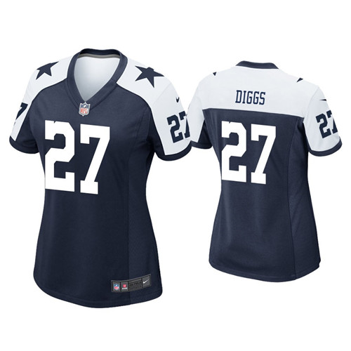 Women Dallas Cowboys #27 Trevon Diggs Thanksgiving Jersey