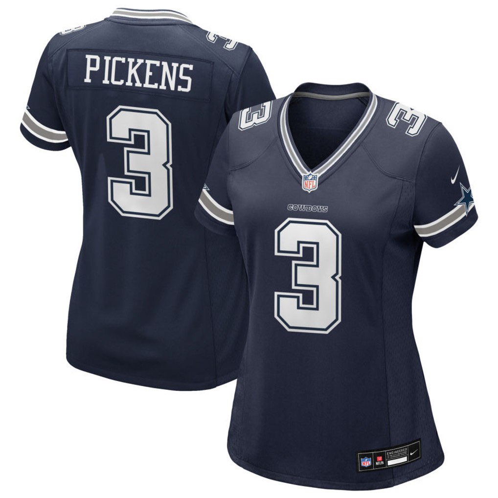 Women Dallas Cowboys #3 George Pickens Navy Blue vapor Limited jersey Women Dallas Cowboys #3 George Pickens Navy Blue vapor Limited jersey