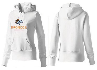 Women Denver Broncos Logo Pullover Hoodie-- (20)