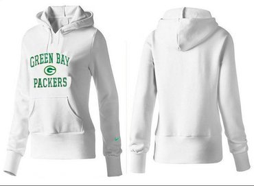 Women Green Bay Packers Logo Pullover Hoodie-- (10)