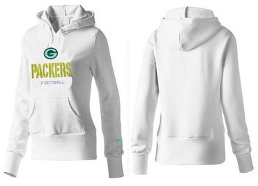 Women Green Bay Packers Logo Pullover Hoodie-- (20)