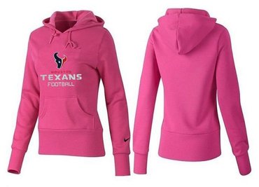 Women Houston Texans Logo Pullover Hoodie-- (34)