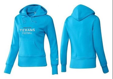 Women Houston Texans Logo Pullover Hoodie-- (44)
