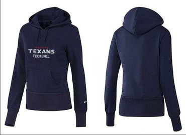 Women Houston Texans Logo Pullover Hoodie-- (49)