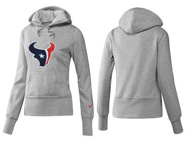 Women Houston Texans Logo Pullover Hoodie-- (5) Women Houston Texans Logo Pullover Hoodie-- (5)