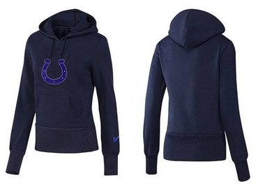 Women Indianapolis Colts Logo Pullover Hoodie-- (8)