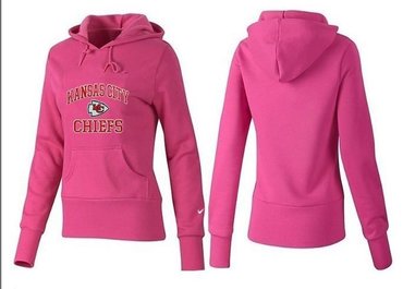 Women Kansas City Chiefs Logo Pullover Hoodie-- (8) Women Kansas City Chiefs Logo Pullover Hoodie-- (8)