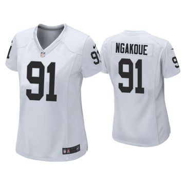 Women Las Vegas Raiders #91 Yannick Ngakoue Women Jersey Women Las Vegas Raiders #91 Yannick Ngakoue Women Jersey