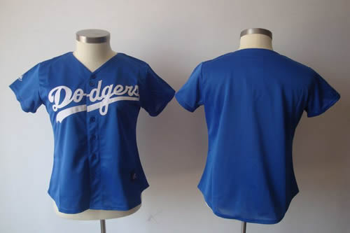 Women Los Angeles Dodgers Blank Royal Blue Jerseys
