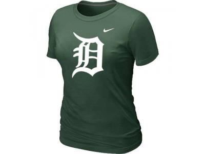 Women MLB Detroit Tigers Heathered D.Green NEW Blended T-Shirt