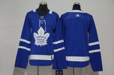Women Maple Leafs Blank Blue Adidas Jersey Women Maple Leafs Blank Blue Adidas Jersey