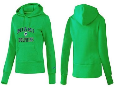 Women Miami Dolphins Logo Pullover Hoodie-- (17)