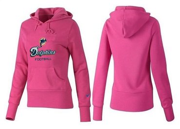 Women Miami Dolphins Logo Pullover Hoodie-- (36)