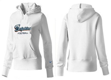 Women Miami Dolphins Logo Pullover Hoodie-- (41)