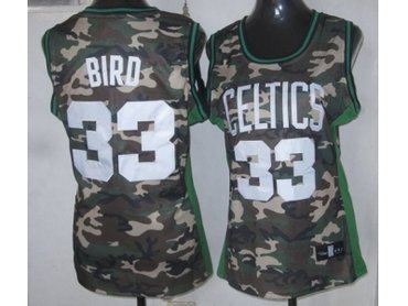 Women NBA Boston Celtics #33 Bird camo Women NBA Boston Celtics #33 Bird camo
