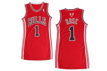 Women NBA Bulls #1 Derrick Rose Red Women's Dress Stitched NBA Jersey Women NBA Bulls #1 Derrick Rose Red Women's Dress Stitched NBA Jersey