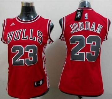 Women NBA Bulls #23 Michael Jordan Red Stitched NBA Jersey Women NBA Bulls #23 Michael Jordan Red Stitched NBA Jersey