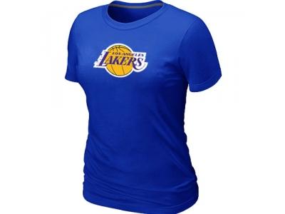 Women NBA Los Angeles Lakers Big & Tall Primary Logo Blue T-Shirt Women NBA Los Angeles Lakers Big & Tall Primary Logo Blue T-Shirt