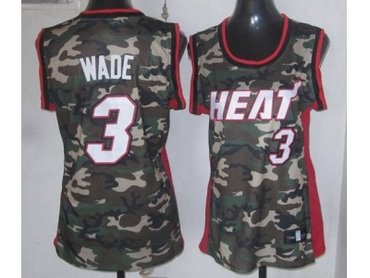 Women NBA Miami Heat #3 Wade camo Women NBA Miami Heat #3 Wade camo