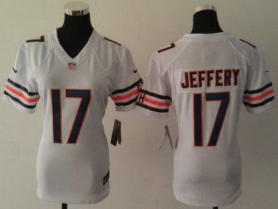 Women NEW Chicago Bears #17 Alshon Jeffery White NFL Jerseys