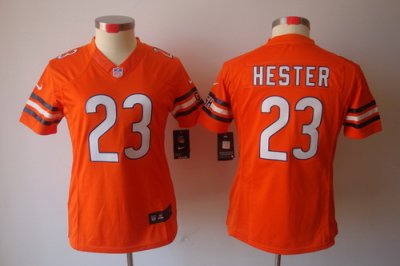 2012 Women NEW Chicago Bears 23 Devin Hester Orange Jerseys