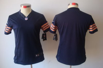 Women NEW Chicago Bears Blank Blue Jerseys