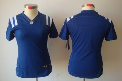 Women NEW Indianapolis Colts Blank Blue Jerseys