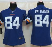 Women NEW Minnesota Vikings #84 Cordarrelle Patterson Purple New Jerseys