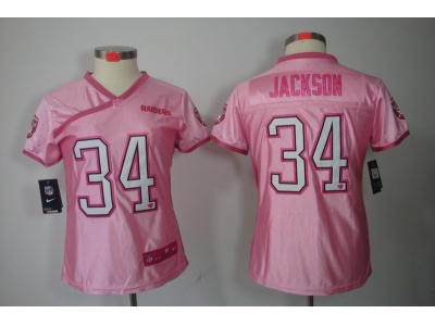 Women NEW NFL Chicago Bears 34 Walter Payton Pink Jerseys