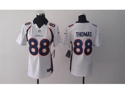 Women NEW NFL Denver Broncos 88# Demaryius Thomas white Jerseys