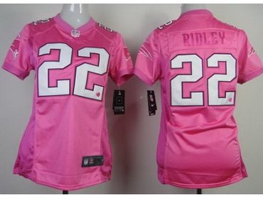 Women NEW New England Patriots 22 Stevan Ridley Pink Love NFL Jerseys