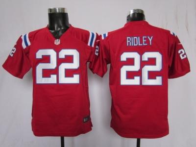 Women NEW New England Patriots 22 stevan ridley Red Jerseys