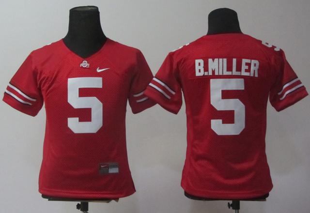 Women NEW Ohio State Buckeyes Braxton Miller 5 Red College Football Jerseys