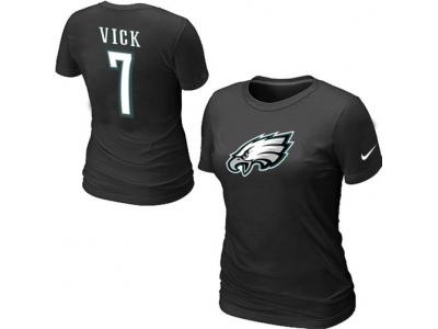 Women NEW Philadelphia Eagles #7 Michael Vick Name & Number T-Shirt
