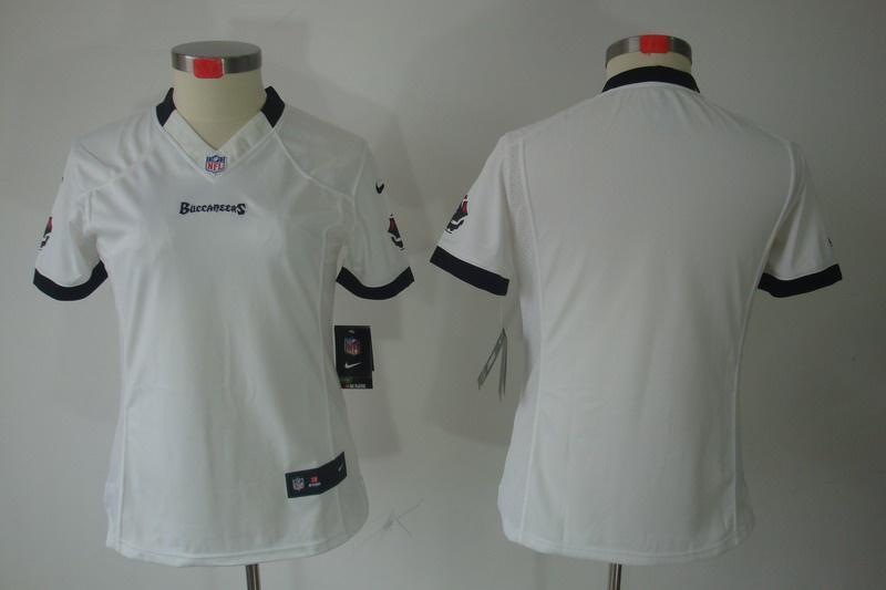 Women NEW Tampa Bay Buccaneers Blank White Jerseys