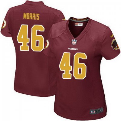 Women NEW Washington Redskins #46 Alfred Morris Red jerseys