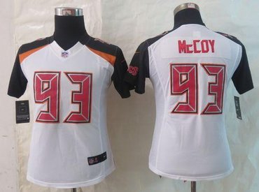 Women NFL Tampa Bay Buccaneers #93 Gerald McCoy White NFL New Jersey
