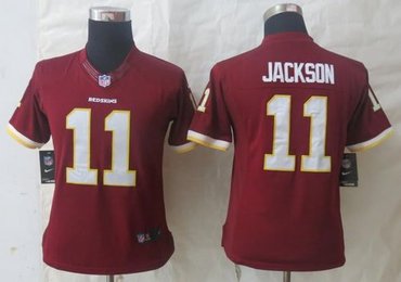 Women NFL Washington Redskins #11 DeSean Jackson Burgundy Red Team Color Nike Jersey
