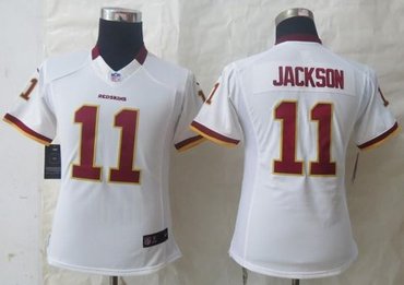Women NFL Washington Redskins #11 DeSean Jackson White Nike Jersey