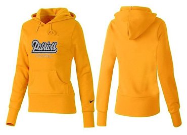 Women New England Patriots Logo Pullover Hoodie-- (36)